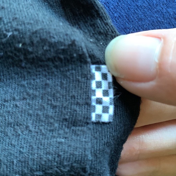 Women’s Vans Black and Pink Skateboard Logo Burnout T-shirt - Picture 6 of 6